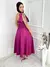 Vendedor IndicadoVestido midi luxo lisa duna linho com laço um ombro - MAG
