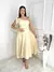 Vendedor IndicadoVestido midi luxo lisa duna linho com laço um ombro - MAG