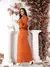 Conjunto Feminino Alfaiataria Cropped e Saia Longa Fenda Frontal Elegante - comprar online