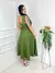 Vendedor IndicadoVestido midi luxo lisa duna linho com laço um ombro na internet