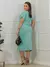 Vendedor Indicado conjunto cropped alongado despojado feminino + saia midi com fenda frontal moletinho para trabalho ou passeio - MAG