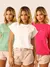Imagem do Kit 3 Camiseta Regata Muscle Tee Feminina Básica Soltinha Confortável