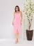 vestido midi de alfaiataria de alcinha - MAG