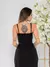 vestido midi de alfaiataria de alcinha
