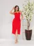 vestido midi de alfaiataria de alcinha - comprar online