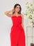 vestido midi de alfaiataria de alcinha - MAG
