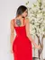 Imagem do vestido midi de alfaiataria de alcinha