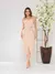 vestido midi de alfaiataria de alcinha - MAG