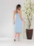 vestido midi de alfaiataria de alcinha - comprar online