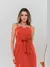 vestido midi de alfaiataria de alcinha - loja online