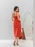 vestido midi de alfaiataria de alcinha - MAG
