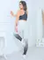 Conjunto Feminino Fitness Degradê Academia Fitness Top com Bojo Removível e Calça Legging Cintura Alta - comprar online
