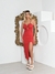 Vestido Curto Com Argola e Fenda - comprar online