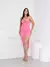 Vestido Curto Com Argola e Fenda - comprar online