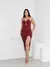 Vestido Curto Com Argola e Fenda - MAG