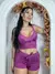 babydoll mila feminino com detalhes em renda linha noite pijama curto roupa de dormir
