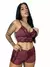 babydoll mila feminino com detalhes em renda linha noite pijama curto roupa de dormir - comprar online