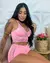 Vendedor Indicadobabydoll mila feminino com detalhes em renda linha noite pijama curto roupa de dormir - MAG