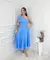 Vendedor IndicadoVestido midi luxo lisa duna linho com laço um ombro - comprar online