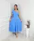Vendedor IndicadoVestido midi luxo lisa duna linho com laço um ombro - comprar online