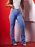 Calça Jeans Feminina Modelo Cintura Alta Flare com Elastano Levanta Bumbum na internet