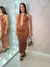 Vestido Moda Gringa Vestido Alça fina Vestido Amarração