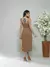 vestido midi de alfaiataria de alcinha