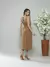 vestido midi de alfaiataria de alcinha - loja online