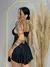 Camisola Sexy Rendado Decote Costas Pijama Confortável Sensual Elegante Noite - MAG