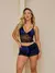 Pijama Baby Doll Feminino | Veludo de Luxo e Renda | Short Doll Top Doll | Lingerie Veludo Sexy - comprar online