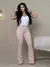 Calça Jeans Feminina Modelo Cintura Alta Flare com Elastano Levanta Bumbum - comprar online