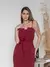 vestido midi de alfaiataria de alcinha na internet