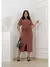 Vendedor Indicado conjunto cropped alongado despojado feminino + saia midi com fenda frontal moletinho para trabalho ou passeio