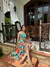 Vestido longo fenda floral - loja online