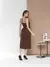 vestido midi de alfaiataria de alcinha - loja online