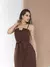 vestido midi de alfaiataria de alcinha na internet
