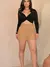 Short feminino alfaiataria com cinto e com bolso - loja online