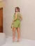 YING ZI Conjunto Feminino Cropped e Short Saia Social Alfaiataria Forêt Mode - MAG