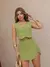 YING ZI Conjunto Feminino Cropped e Short Saia Social Alfaiataria Forêt Mode - loja online
