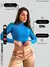 Blusa Básica Manga Longa Casual de Frio Feminina na internet