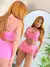 babydoll mila feminino com detalhes em renda linha noite pijama curto roupa de dormir - comprar online