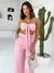 Conjunto Top com Laço e Calça Variante - loja online