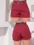Imagem do Short feminino alfaiataria com cinto e com bolso