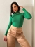 Blusa Básica Manga Longa Casual de Frio Feminina Trabalho - comprar online