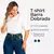 T-Shirt Feminina Barra Dobrada 100% Algodão Blusa Casual Básico Liso Elegânte - Moda Blogueirinha