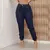 Calça Feminina Cargo Jogger Com Bolso Lateral Street Blogueira Tatica Stillger Jeans - comprar online
