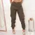 Calça Feminina Cargo Jogger Com Bolso Lateral Street Blogueira Tatica Stillger Jeans - MAG