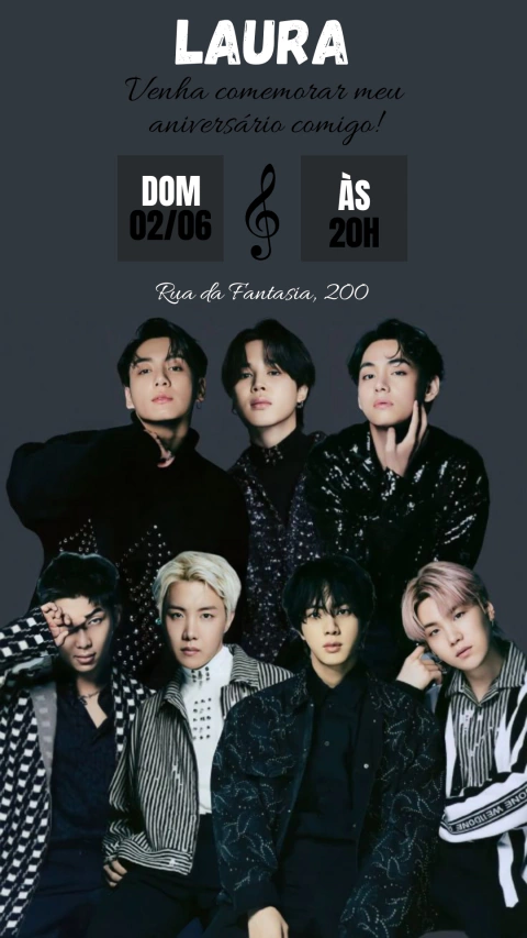 Convite de Aniversário Dorama - comprar online