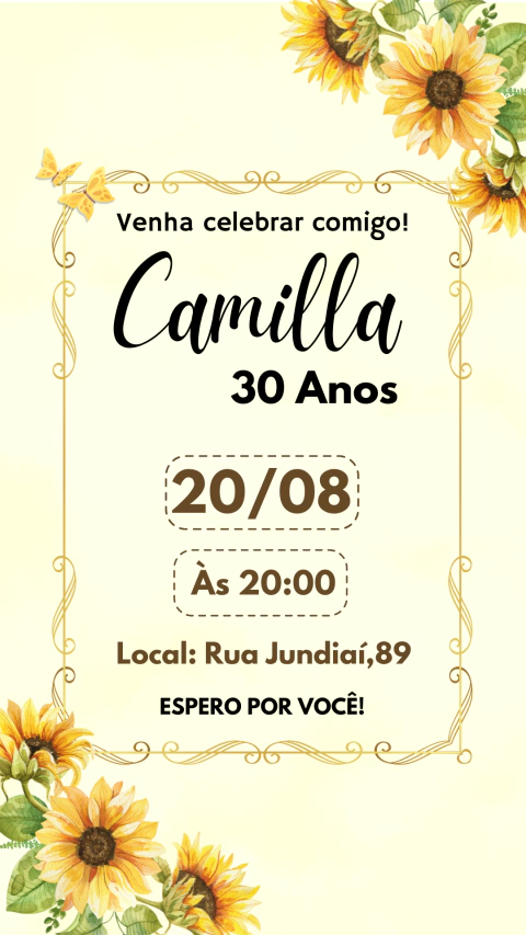 Convite de Aniversário Femme - comprar online
