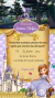Convite de Aniversário em Vídeo Princesa Sofia - comprar online